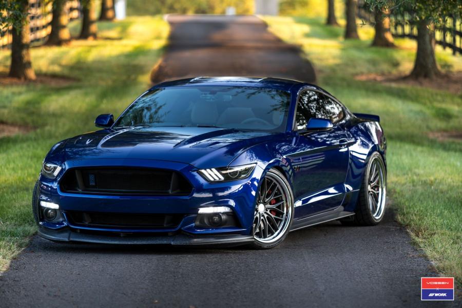 Ford Mustang GT X Work on Black Vossen Wheels (VWS-1) '2017